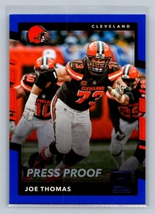 2017 Panini Donruss - Joe Thomas - Press Proof Blue - #298 - Cleveland Browns - Picture 1 of 2
