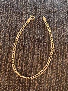 Bracciale maglia catena oro giallo 18 kt 7" 2,8 grammi - Foto 1 di 4