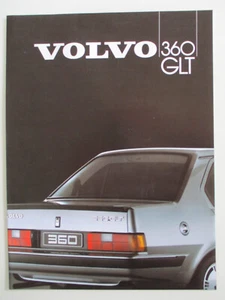 Volvo 360 GLT limitierte Sonderauflage Prospekt brochure ca. 1988 - Bild 1 von 3