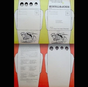 Beatles 1964 Vintage Stationary 9x12" Promo Pinup John Ringo George Paul EX COA - Picture 1 of 5