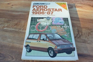1986 1987 Ford Aerostar Chilton's Auto Repair & Tune Up Service Shop Manual 7747 - Picture 1 of 1