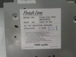 Equipo de audio radio Am-fm-cassette compatible con 96-98 MAZDA PROTEGE 577573 - Imagen 1 de 4