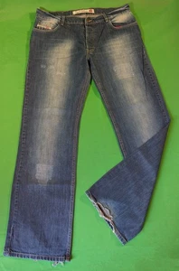 DIESEL Worn & Distressed Loose Fit Baggy Jeans W36" x L34" - Picture 1 of 6