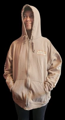 Harley-Davidson Of Ocean City Tan Hoodie - Image 1 of 4