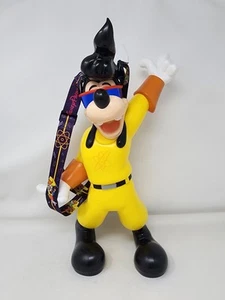 DISNEY DISNEYLAND 90'S NITE MAX POWERLINE GOOFY PELÍCULA PALOMITAS CUBO FIGURA RARA - Imagen 1 de 7
