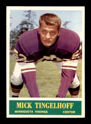 1964 Philadelphia #110 Mick Tingelhoff RC NM X3486366 - Image 1 of 3