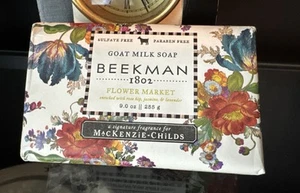 NEU BEEKMAN 1802 BLUMENMARKT ZIEGENMILCHSEIFE MACKENZIE-KINDER 9 UNZEN - Bild 1 von 2