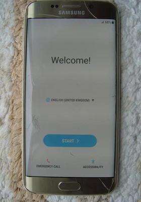 Samsung Galaxy S6 SM-G920F - 32GB - Silver (Unlocked) Smartphone - Image 1 of 4