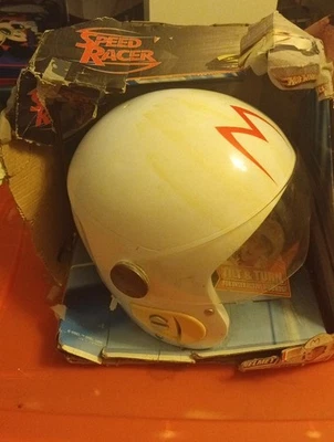 Original Vintage Speed Racer Helmet In The Box New Never Used - Image 1 of 4
