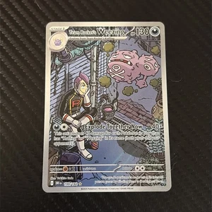Pokém Destined Rivals TCG- Team Rockets Weezing Illustration 199/182 - Picture 1 of 3