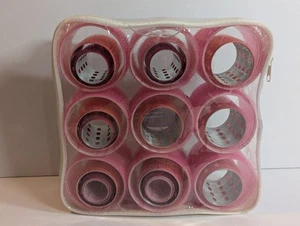 Vintage Large Self Gripping Rollers - 9 pack - Picture 1 of 6
