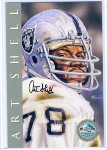 Art Shell 1998 HOF Hall Fame Signature Serie Platinum /2500 Autograph Auto - Picture 1 of 1