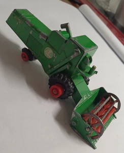 Matchbox Kingsize K9-2 ‘CLAAS’ Green Combine Harvester Playworn - Picture 1 of 6
