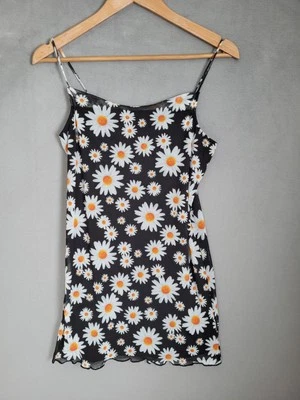 Full Tilt Girls Sleeveless Daisy Mesh Slip Dress Spaghetti Strap XL - Image 1 of 4