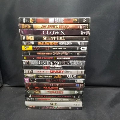 Horror DVD Lot Saw Silent Hill The Devils Rejects Chucky Halloween 2  Clown - Image 1 of 4