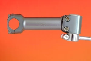 Unbranded, Vintage Machined Threadless Stem in gray-green; 135mm; 90s MTB ATB - Picture 1 of 3