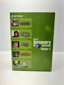 Best Of Discovery Channel Vol. 3 5 DVD Box Set Dirty Jobs Dragons Tombs Animals - Foto 1 di 5