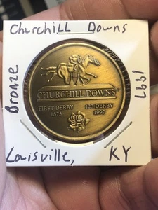 Bronze Gedenkmedaille - Churchill Downs 1997 KY Derby - Louisville Kentucky - Bild 1 von 13