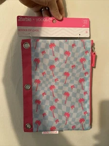 BRAND NEW - BARBIE x Yoobi Binder Zip Case - school supplies Back 2 School Girls - Picture 1 of 4