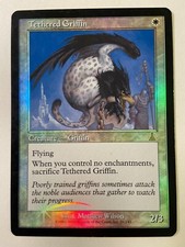 MTG Tethered Griffin - FOIL - Urza’s Destiny - LP - Rare Creature