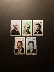 Stamp Tchad Africa Post Aerial Pa N°46 +56/59 New Mlh 1969 - Picture 1 of 2