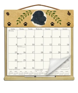 NEWFOUNDLAND CALENDAR HOLDER - REFILLABLE EVERY YEAR! - Picture 1 of 1
