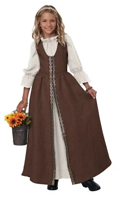 Fantasia infantil medieval renascentista feira menina - Imagem 1 de 3