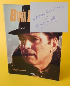 Burt Lancaster (1913-1994) - Acteur américain - Rare livre dédicacé en personne - Bild 1 von 3