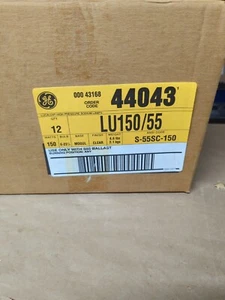 GE LU150/55 150W LUCALOX LAMPE HOCHDRUCK NATRIUM 44043 HÜLLE MIT 12 NOS - Bild 1 von 2