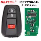 2024 Autel  Smart Key IKEYTY8A3AL 3 Buttons 315/433 MHz for MaxiIM KM100 KM100E