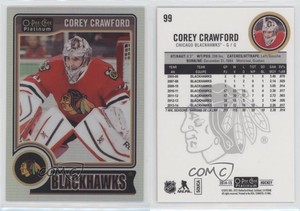 2014-15 O-Pee-Chee Platinum Rainbow Corey Crawford #99