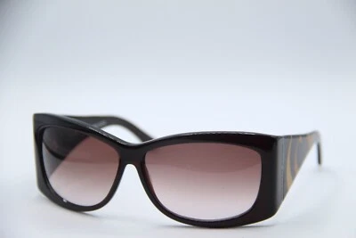 ALEXANDER MCQUEEN AMQ 4083/S 806 MARRÓN DEGRADADO MARCO AUTÉNTICO GAFAS 61-14 Foto 1 de 4