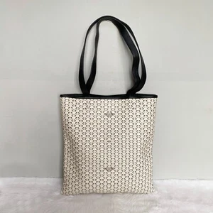 Borsa tote PINEL et PINEL avorio nera logo monogrammato Todd - Foto 1 di 13
