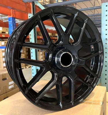 4 PCS 20x9.5 Wheels For Mercedes Benz G500 G550 G55 G63 Gloss Black 20" 5x130 - Image 1 of 4