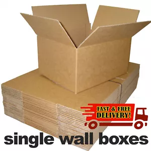 More details for single wall postal mailing cardboard boxes *all sizes* shipping parcel boxes