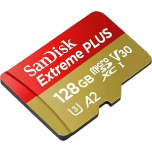 SanDisk Extreme Plus 128GB Micro SDXC SD Card Adapter 170MB/s C10 U3 V30 GENUINE - Picture 1 of 2