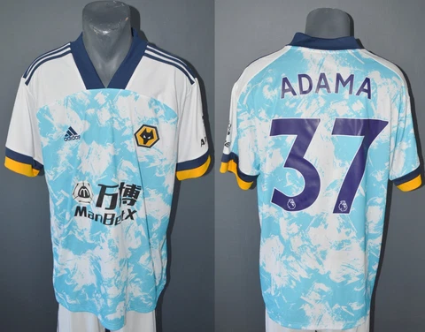 Wolverhampton Adama Traore Jersey 2020/2021 Football Soccer Mens Shirt Size XL Cover