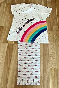 Cath Kidston "Little Rainbows" Pyjama Set XS - Picture 1 of 4