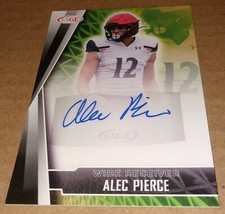 2022 Alec Pierce Sage Auto #A-AP Cincinnati Bearcats Indianapolis Colts WR