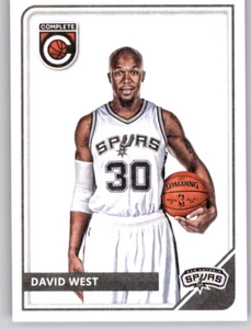 2015-16 Complete David West NBA PWE Base Card Spurs #22 - Picture 1 of 2