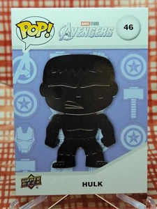 SDCC Upper Deck Funko Pop Marvel Trading Platinum Foils Hulk 46 - Picture 1 of 1