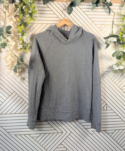 T by Alexander Wang Felpa con Cappuccio Grigio Felpa Uomo 100% Cotone Taglia S LEGGI