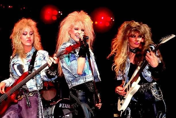 Vixen Band Rocking Live on Stage Photo Print Poster Janet Gardner - Image 1 of 1