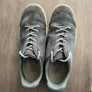 Lowa Gore-Tex Gray Suede Sneakers 7.5 Waterproof Trail Hiking Outdoor Shoes - Picture 1 of 13