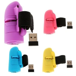 2.4GHz USB Wireless Finger Ring Optical Mouse 1200DPI For Laptop PC - Picture 1 of 6