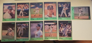 Will Clark- 1989 The Star Co. 11 card set- San Francisco Giants