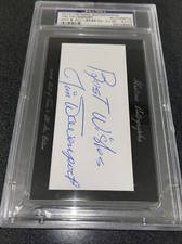 2010 Historic Autographs HOF & All-Star 21/25 Jim Davenport PSA Encapsulated