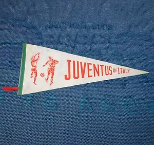 De colección RARA Juventus de Italia Juventus F.C. Años 70 Banderín de fútbol 30X12 30X12 - Imagen 1 de 8