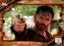 2017 Topps The Walking Dead Season 6 Rust Parallel #64 What? Rick Grimes