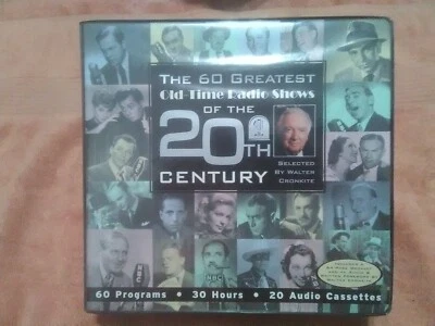 The 60 Greatest Old-Time Radio Shows of The 20th Century 60 Programs/20 Cassette - Image 1 of 4
